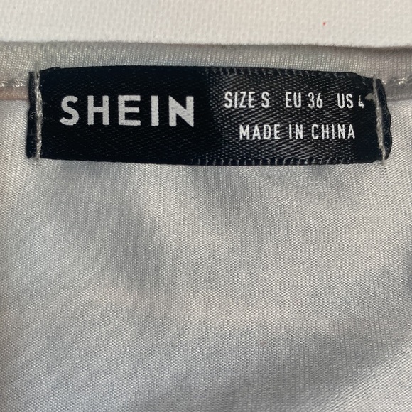 SHEIN Body-con Multicolor Mini Marble Print Cami Dress - Picture 6 of 7